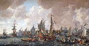 The arrival of King Charles II of England in Rotterdam, 24 May 1660. Lieve Verschuier